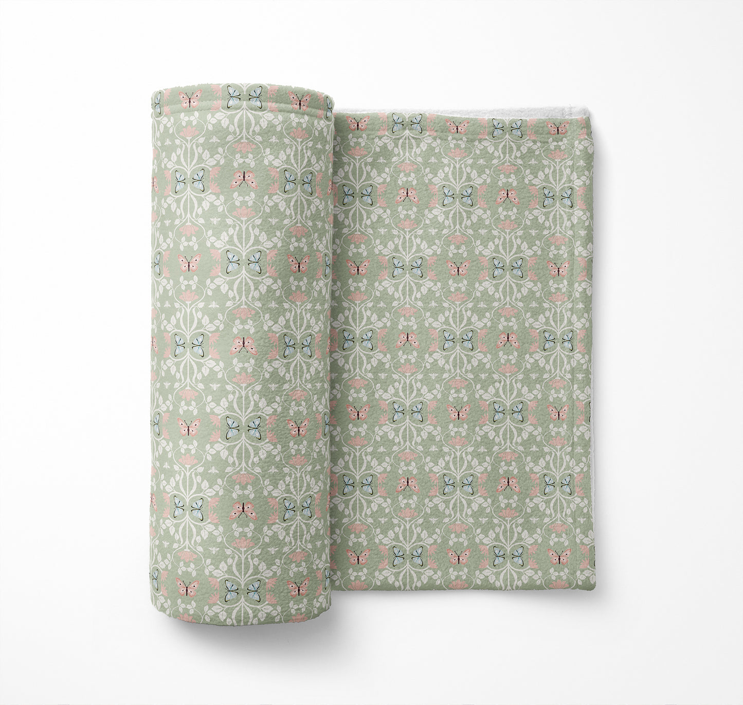 Bees & Butterflies Velveteen Fleece Blanket