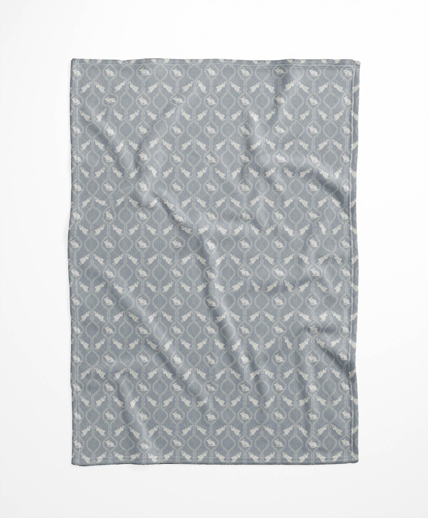 Nantucket Bunny Velveteen Fleece Blanket