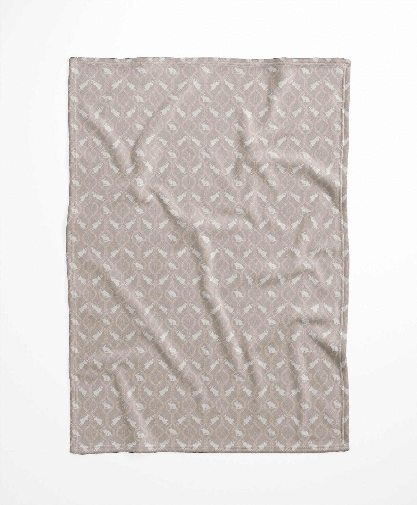 Nantucket Bunny Velveteen Fleece Blanket