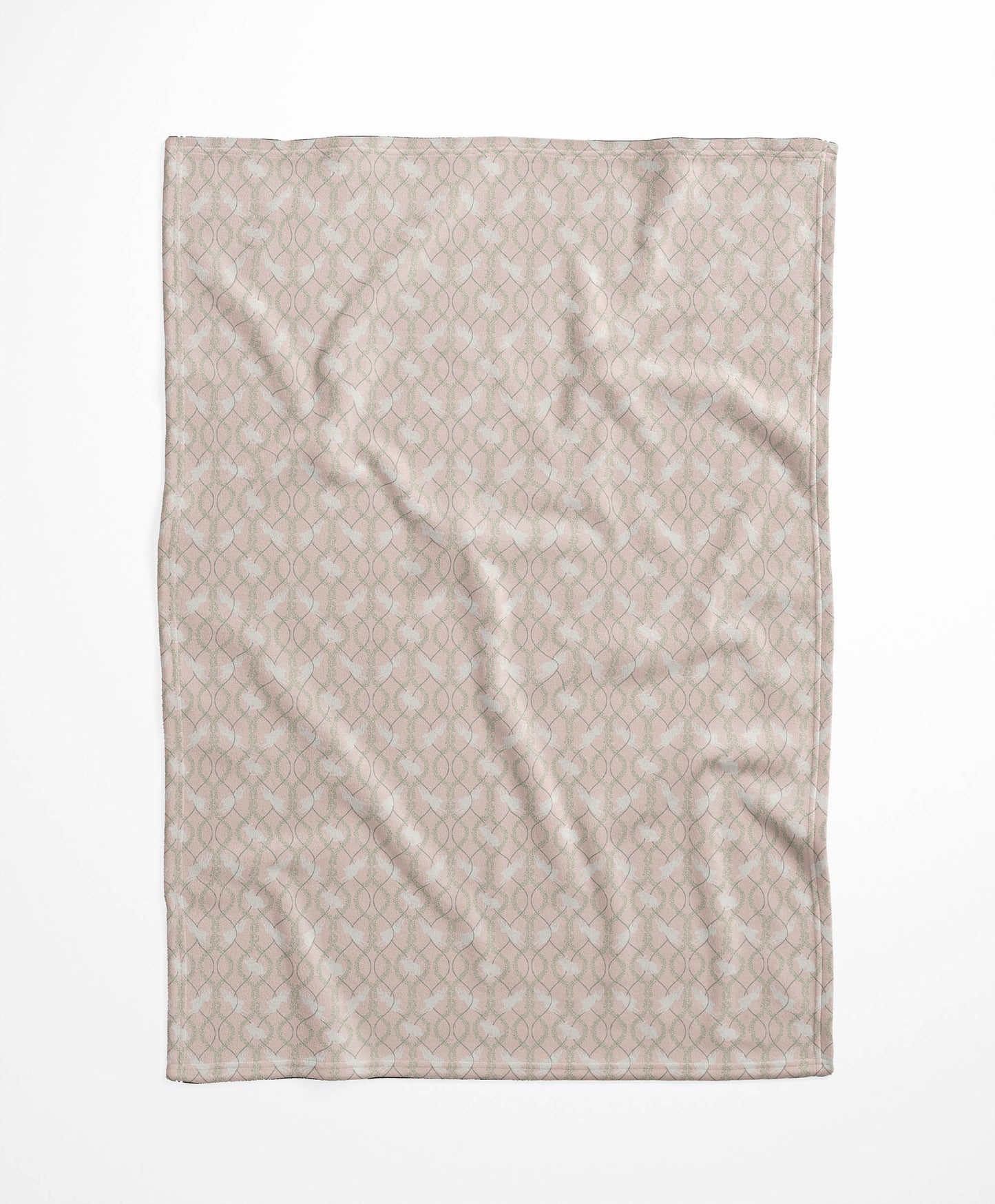 Nantucket Bunny Velveteen Fleece Blanket