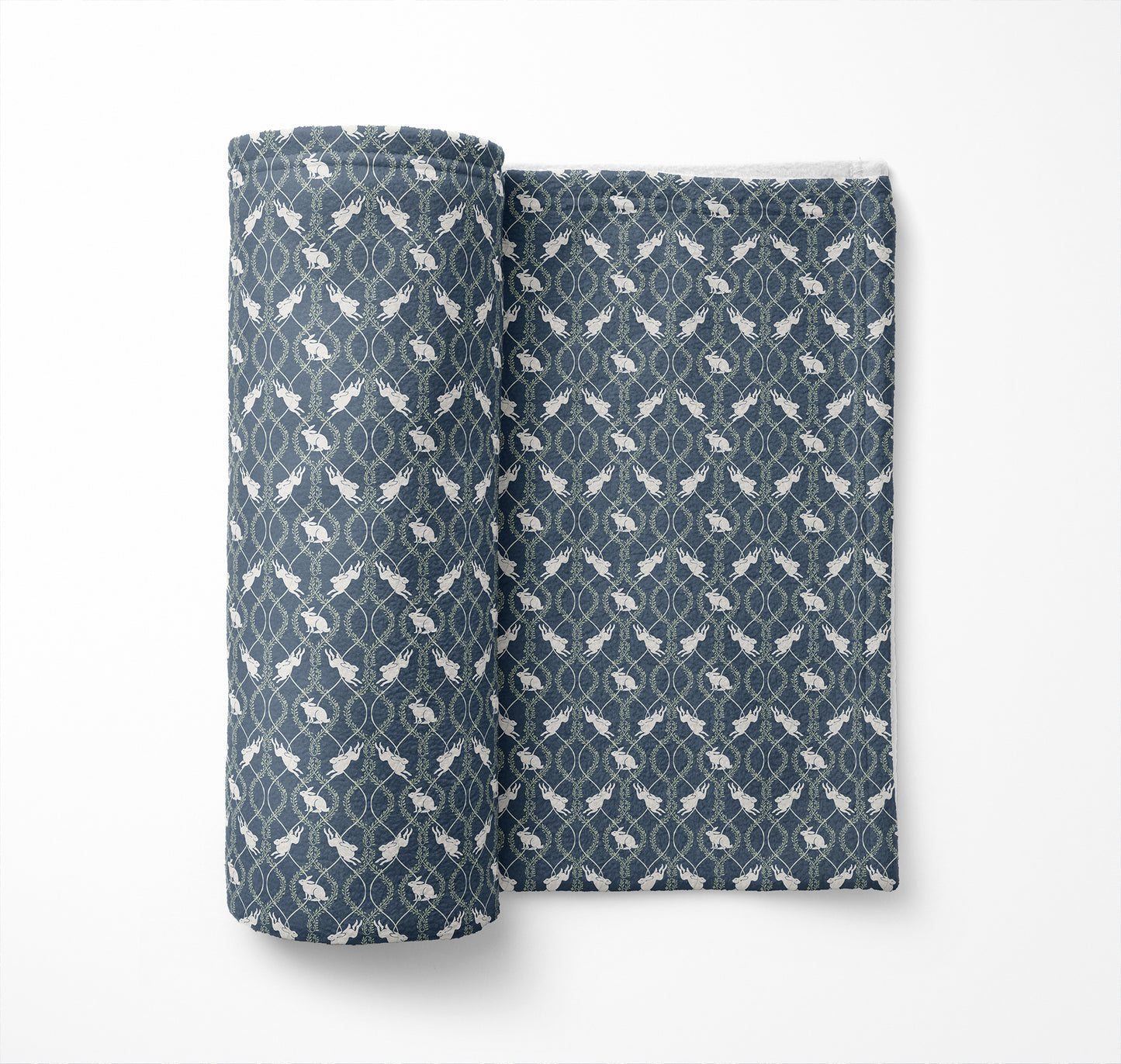 Nantucket Bunny Velveteen Fleece Blanket