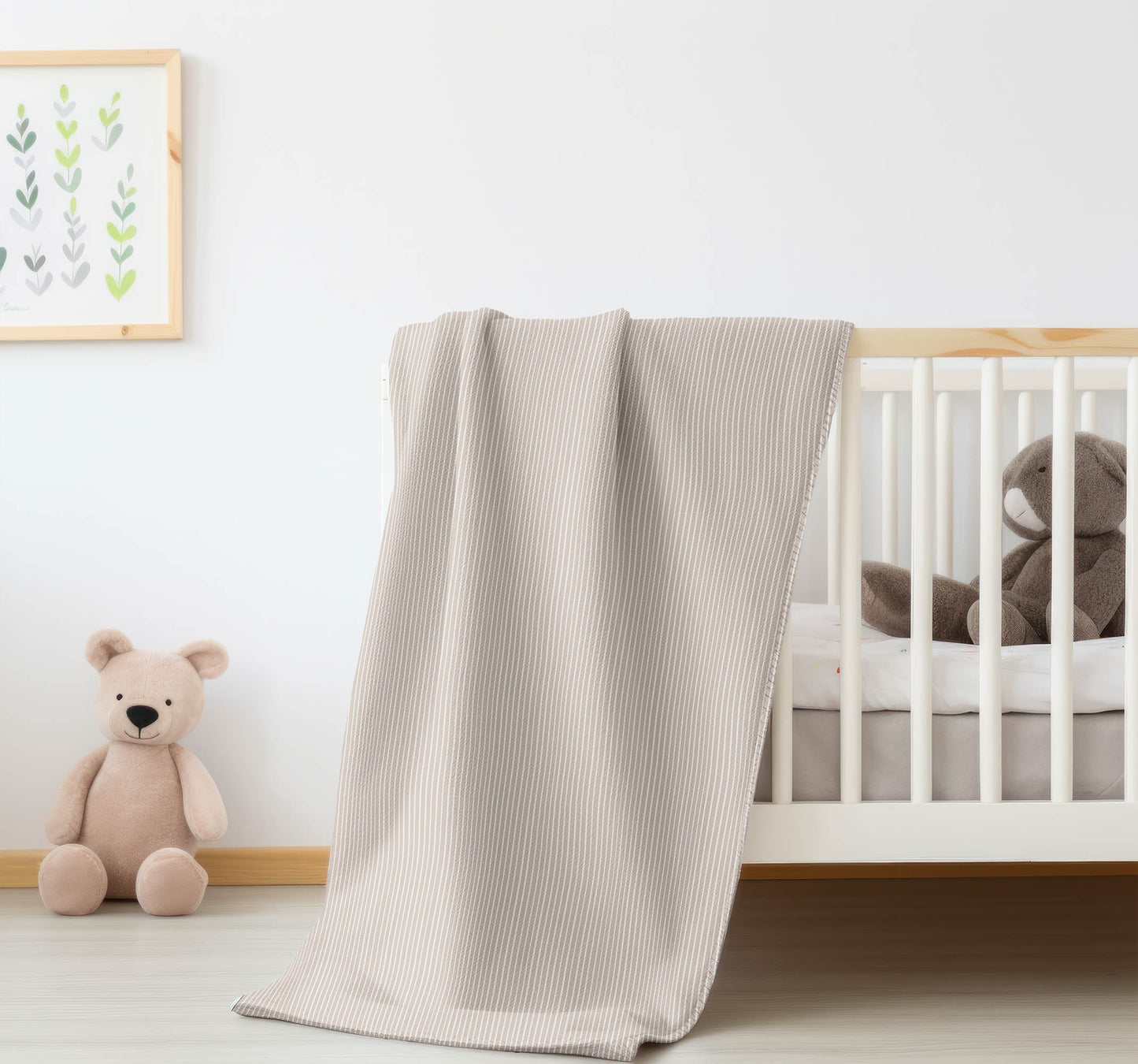 Random Stripes Velveteen Fleece Blanket