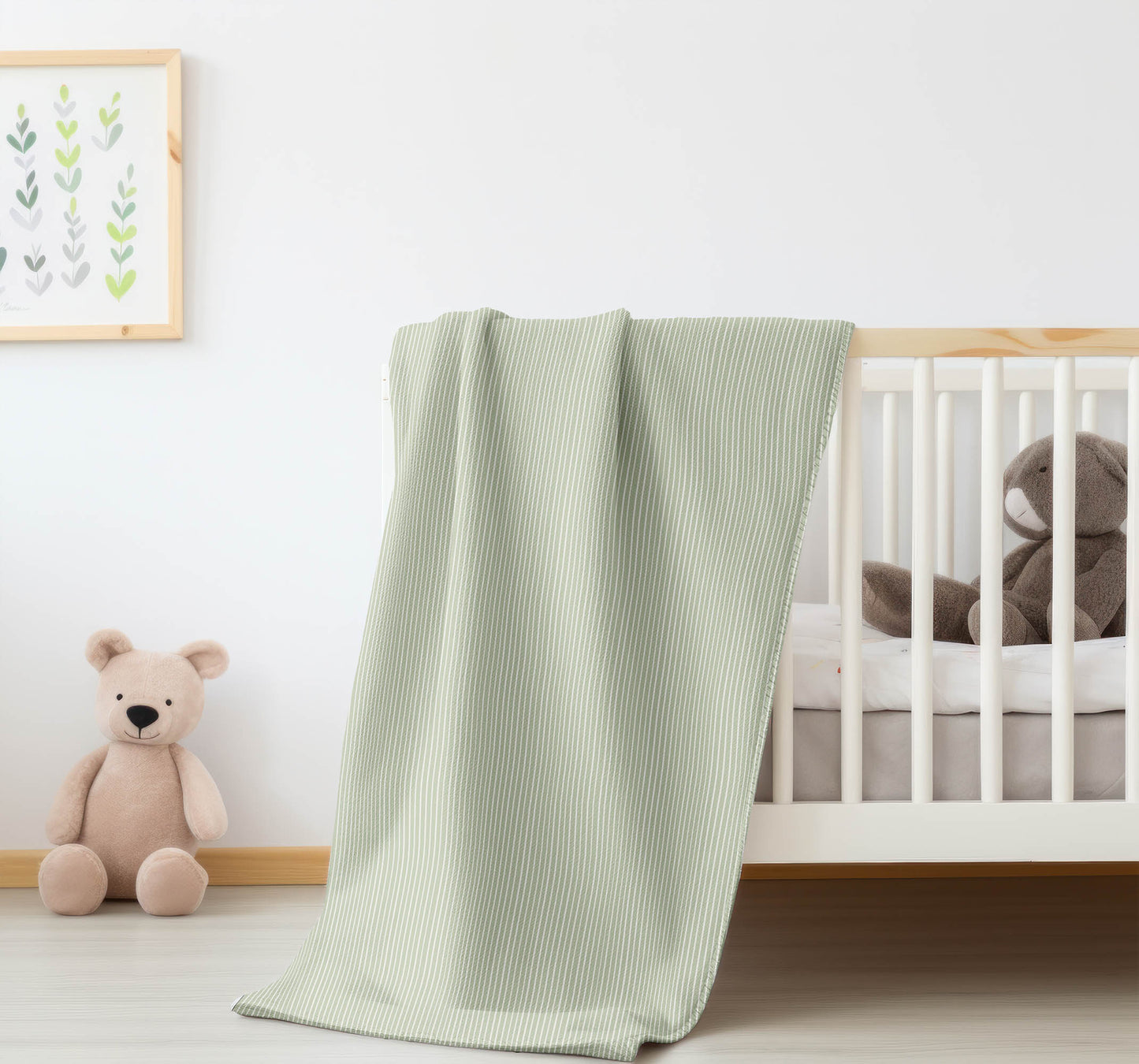 Random Stripes Velveteen Fleece Blanket
