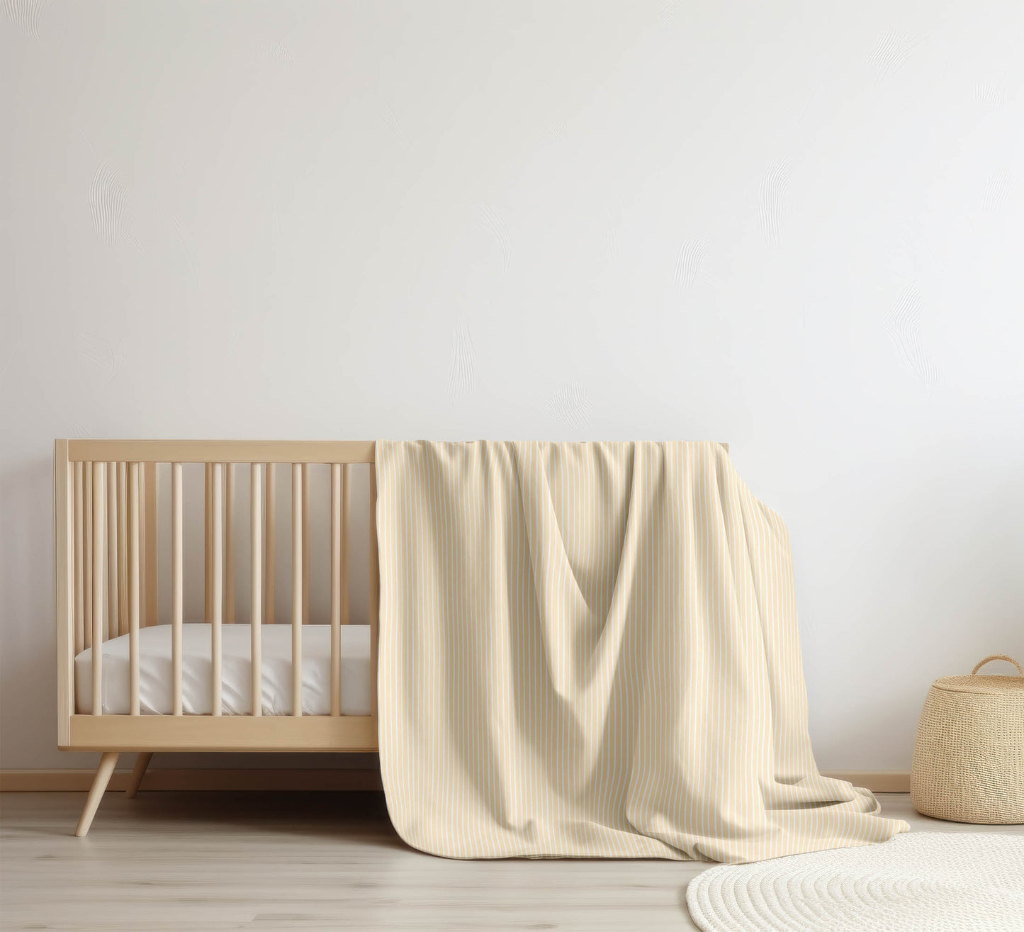Random Stripes Velveteen Fleece Blanket