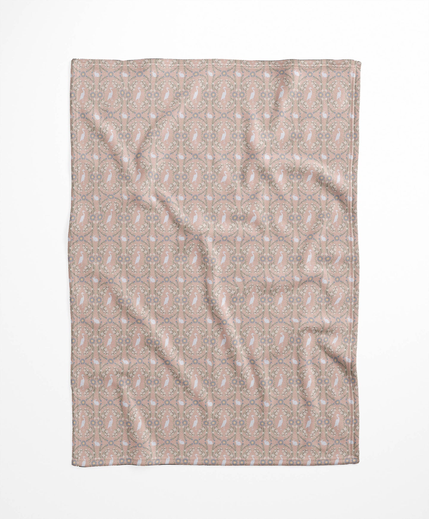 Storks & Bunnies Velveteen Fleece Blanket