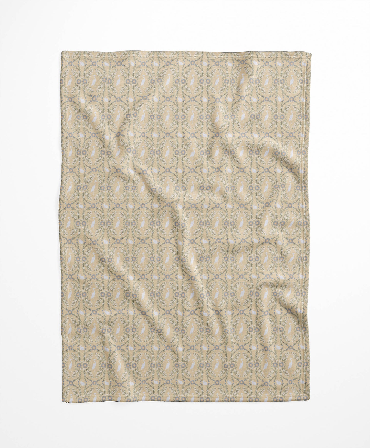 Storks & Bunnies Velveteen Fleece Blanket