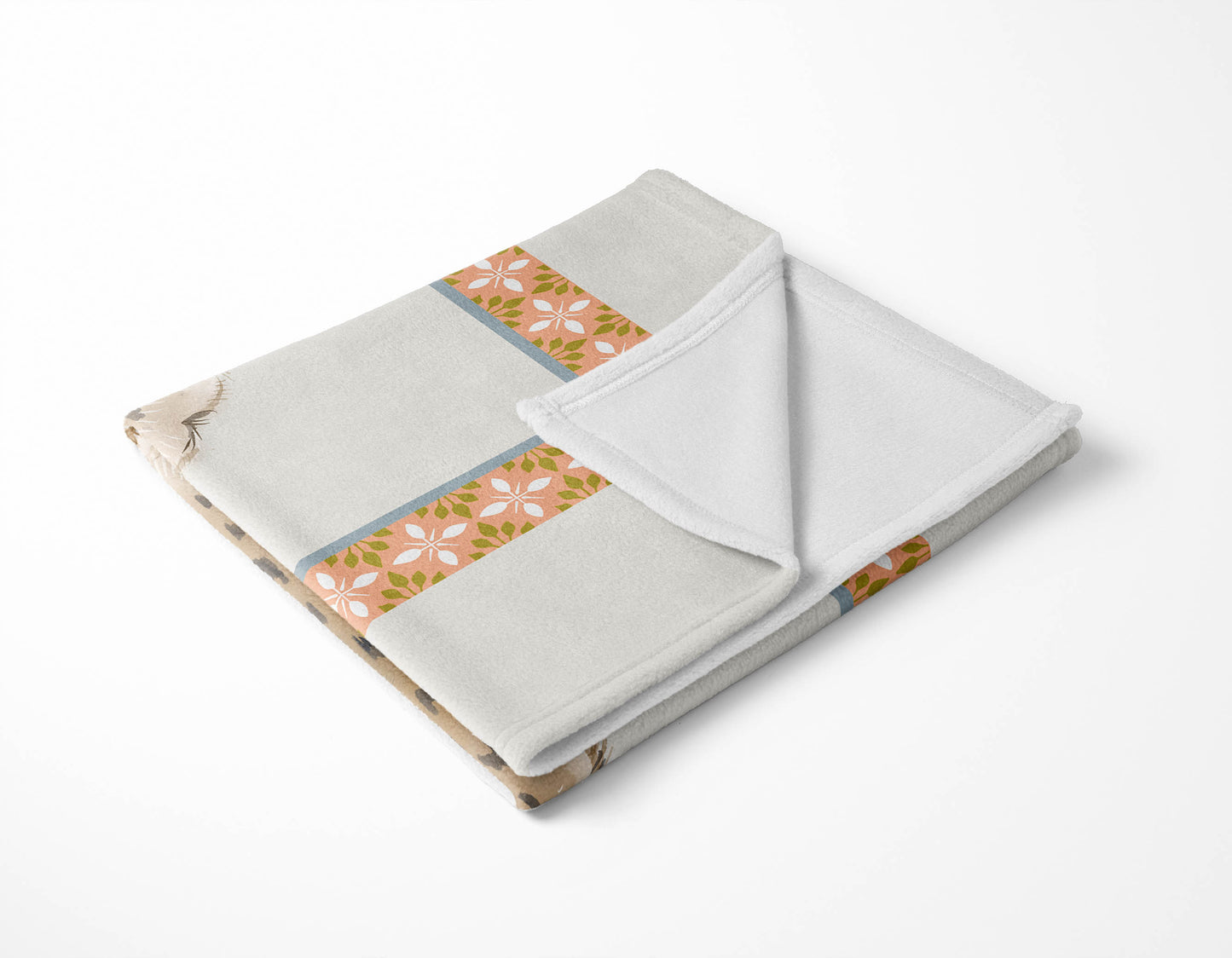 Lil Lying Leopard Velveteen Fleece Blanket