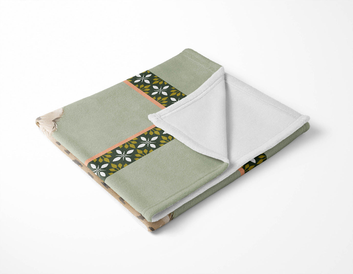 Lil Lying Leopard Velveteen Fleece Blanket