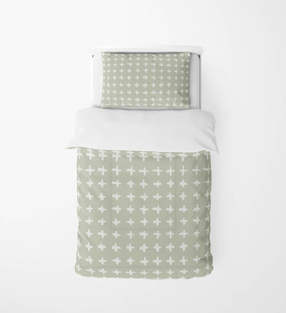 Check Comforter Set