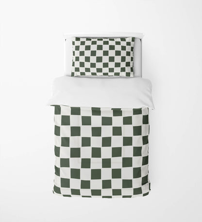 Checkered Comforter Set