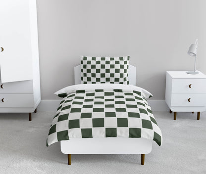 Checkered Comforter Set
