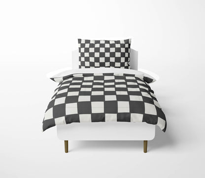Checkered Comforter Set