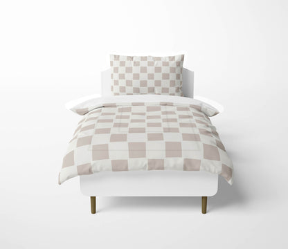 Checkered Comforter Set