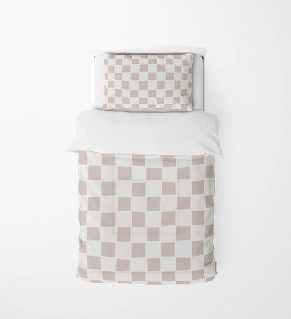 Checkered Comforter Set