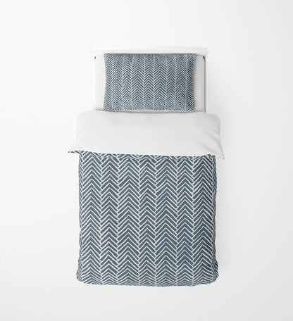 Chevron Block Comforter Set