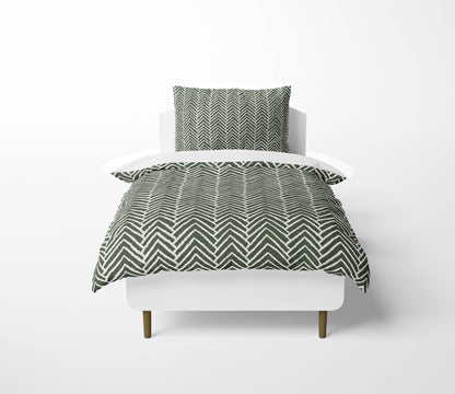 Chevron Block Comforter Set