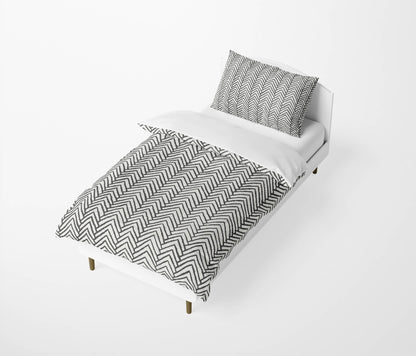 Chevron Block Comforter Set