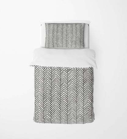 Chevron Block Comforter Set
