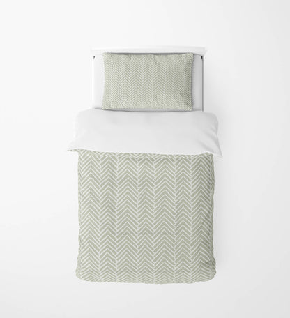 Chevron Block Comforter Set