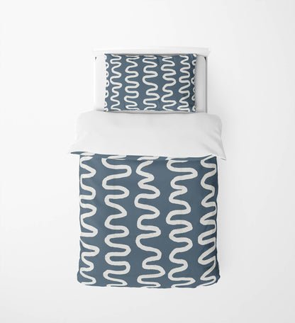 Wiggle Stripe Comforter Set