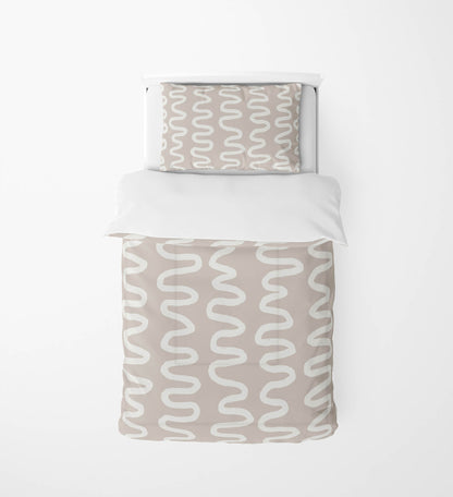 Wiggle Stripe Comforter Set