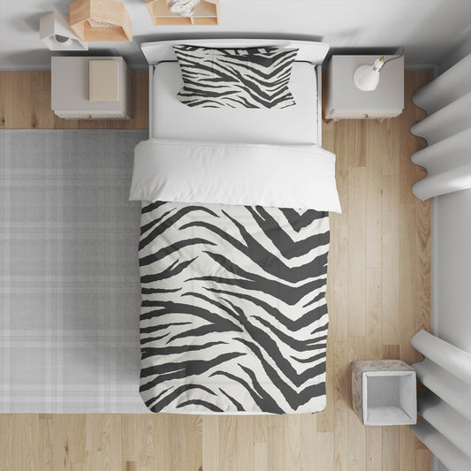 Zebra Patch Comforter Set