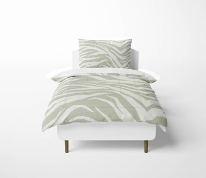Zebra Patch Comforter Set