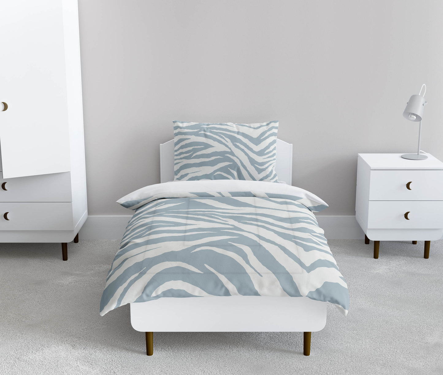 Zebra Patch Comforter Set
