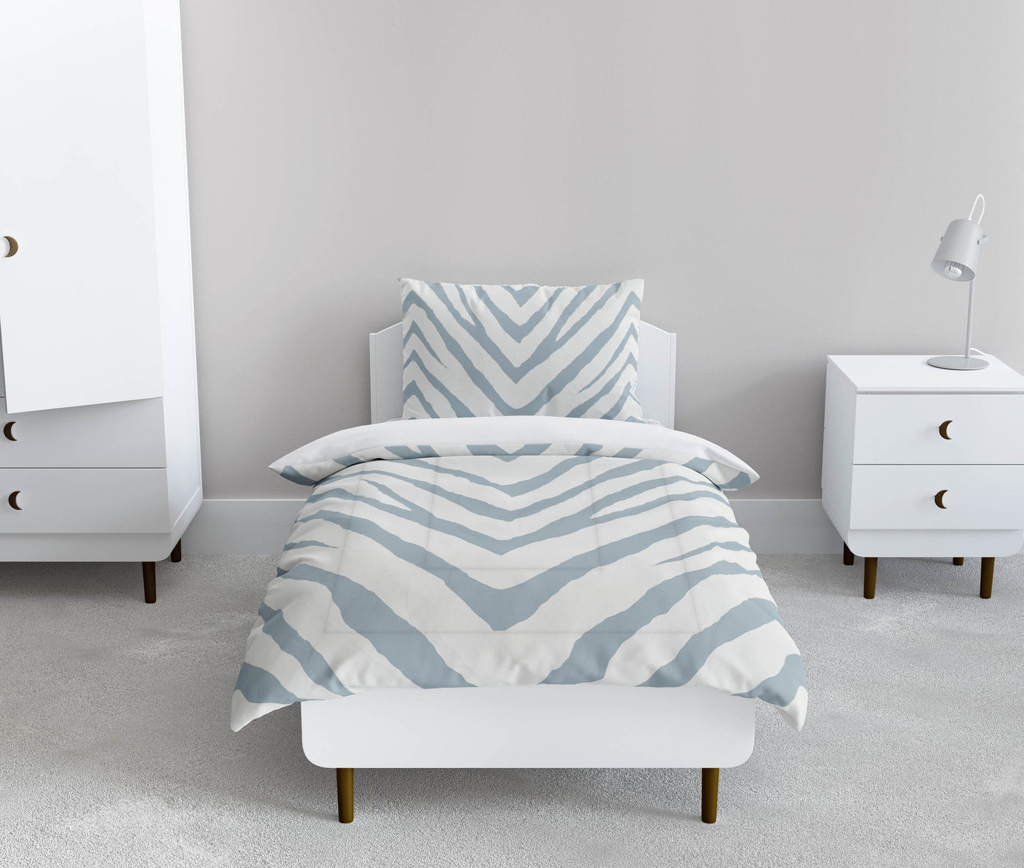 Zebra Stripe Comforter Set