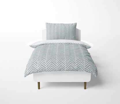 Chevron Block Comforter Set