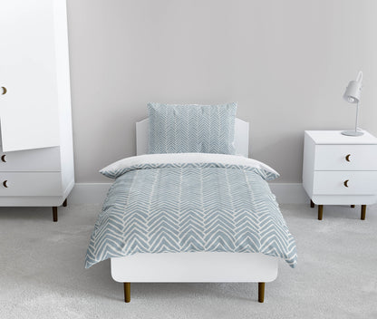 Chevron Block Comforter Set