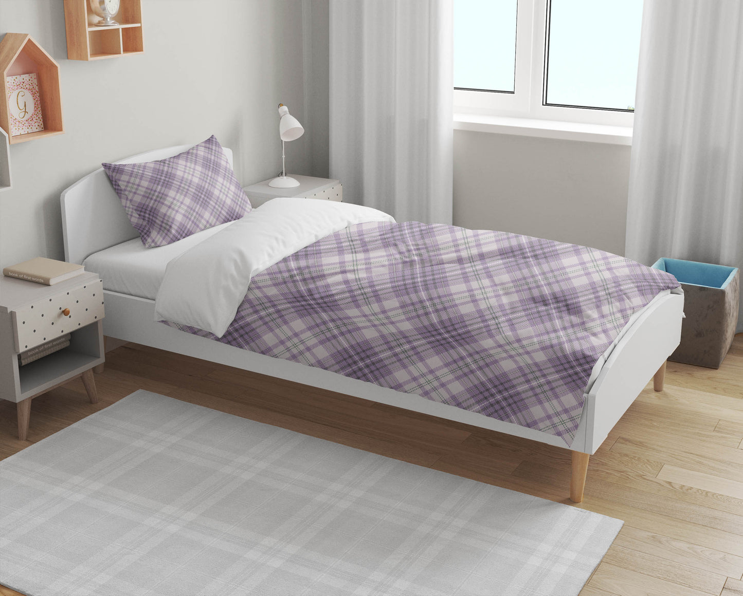 Chinny Tartan Comforter Set