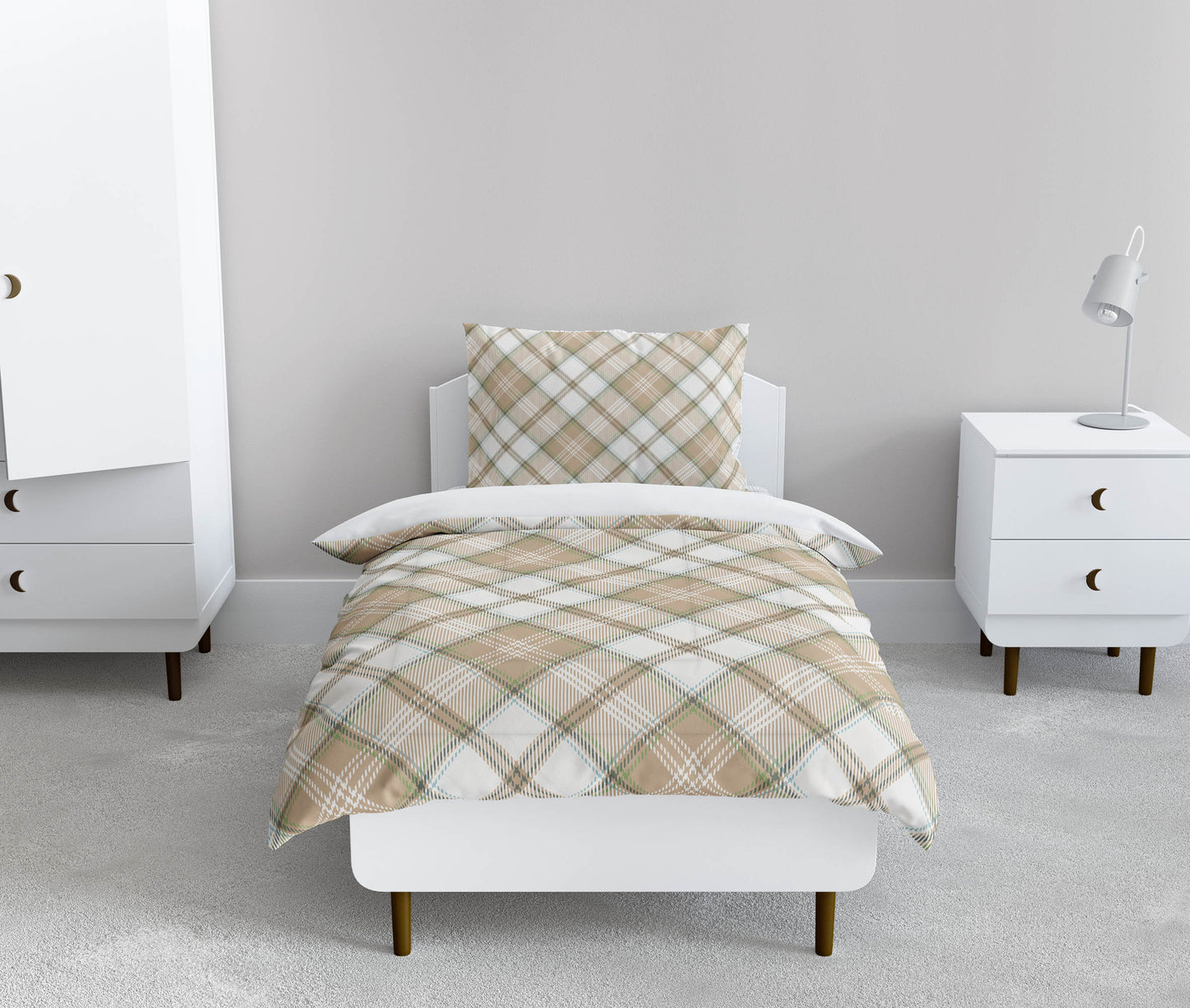 Diamond Plaid Comforter Set