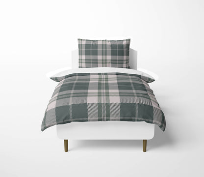 Tartan Block Comforter Set