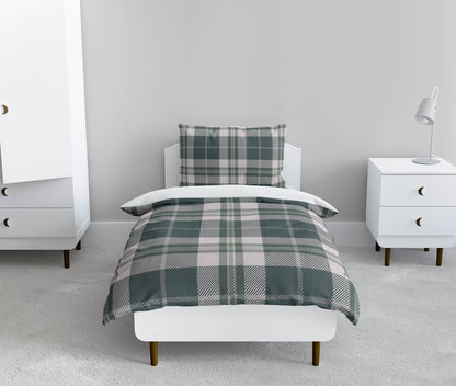 Tartan Block Comforter Set