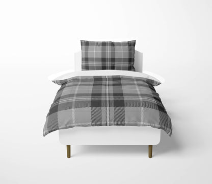 Tartan Block Comforter Set