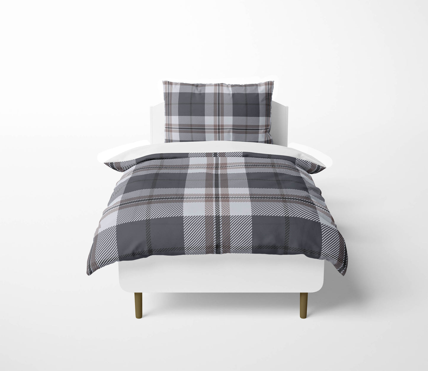 Tartan Block Comforter Set