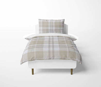 Tartan Block Comforter Set