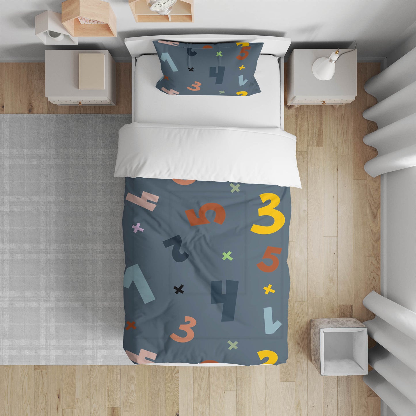 Numbers Comforter Set