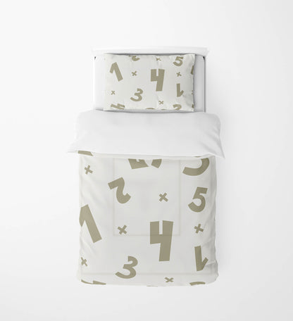 Numbers Comforter Set