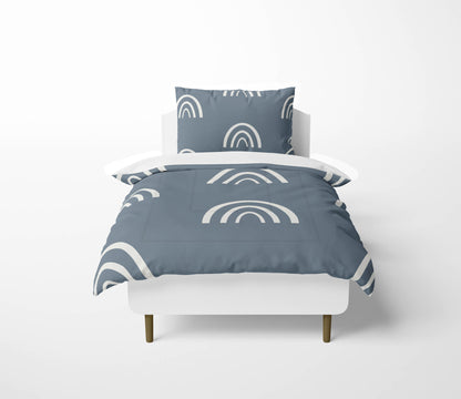 Plain Bows Comforter Set