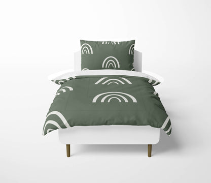 Plain Bows Comforter Set