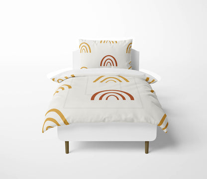 Plain Bows Comforter Set