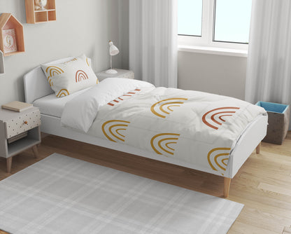 Plain Bows Comforter Set