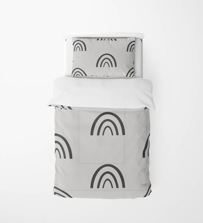 Plain Bows Comforter Set