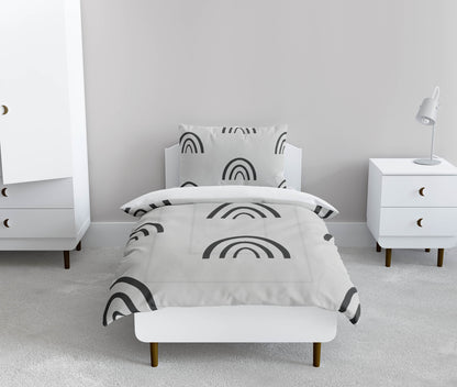 Plain Bows Comforter Set