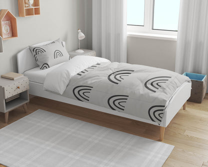 Plain Bows Comforter Set