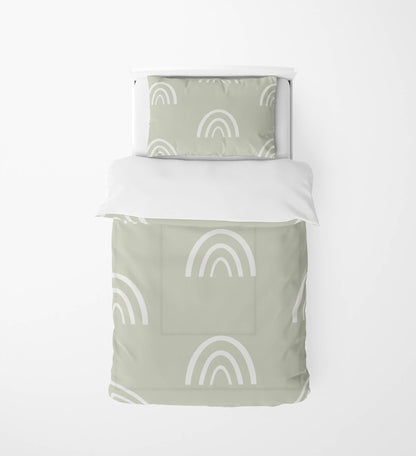 Plain Bows Comforter Set