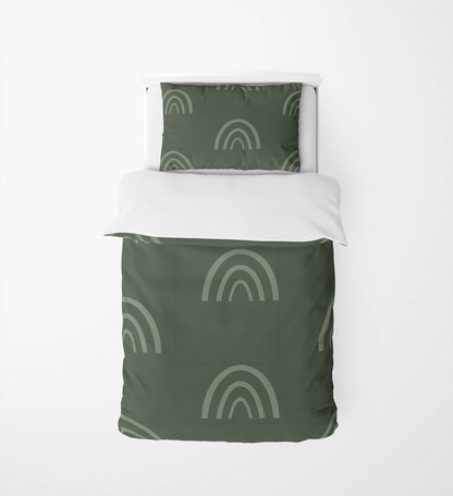 Plain Bows Comforter Set
