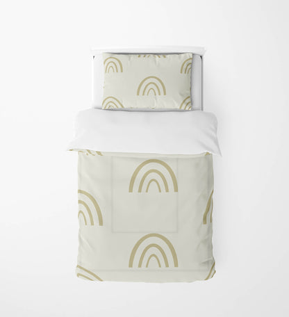 Plain Bows Comforter Set